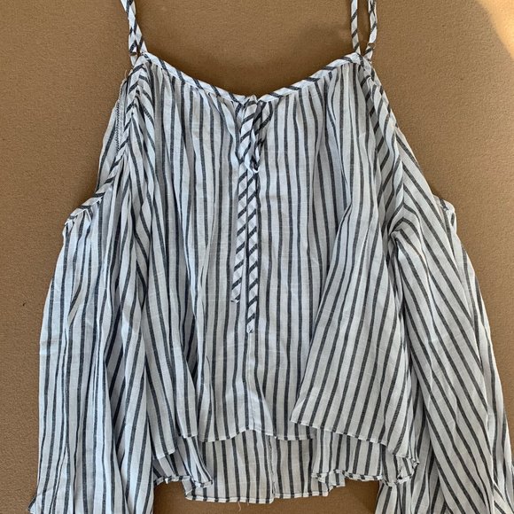 Cotton Candy L.A. Off the Shoulder Top - Picture 1 of 3